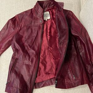 BB Dakota Genuine Leather Jacket, size small